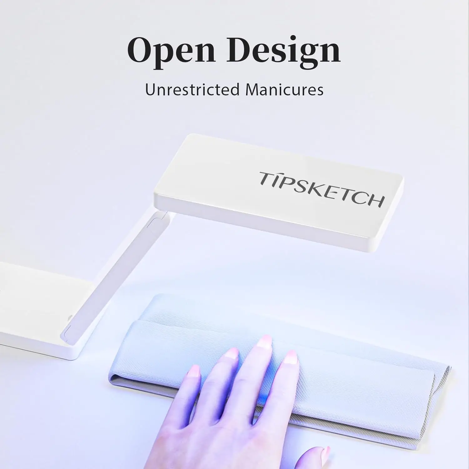 مصباح أظافر بالأشعة فوق البنفسجية بقدرة 18 وات LED معالجة سريعة، مؤقت مزدوج، من النوع C، متوافق مع جميع طلاءات الجل