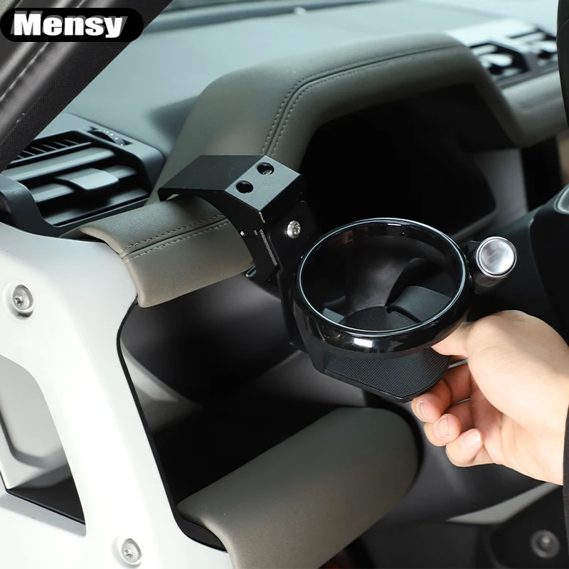 

Car Drink Holder Water Cup Holder For Land Rover Defender 90 110 130 2020-2025 Car Accessories