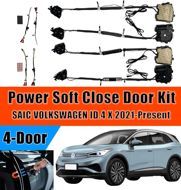 Xcar for SAIC VOLKSWAGEN ID.4 X 2021-PRESENT，Car OEM Automatic Soft Close Door Electric Suction Kit Auto Power Closing