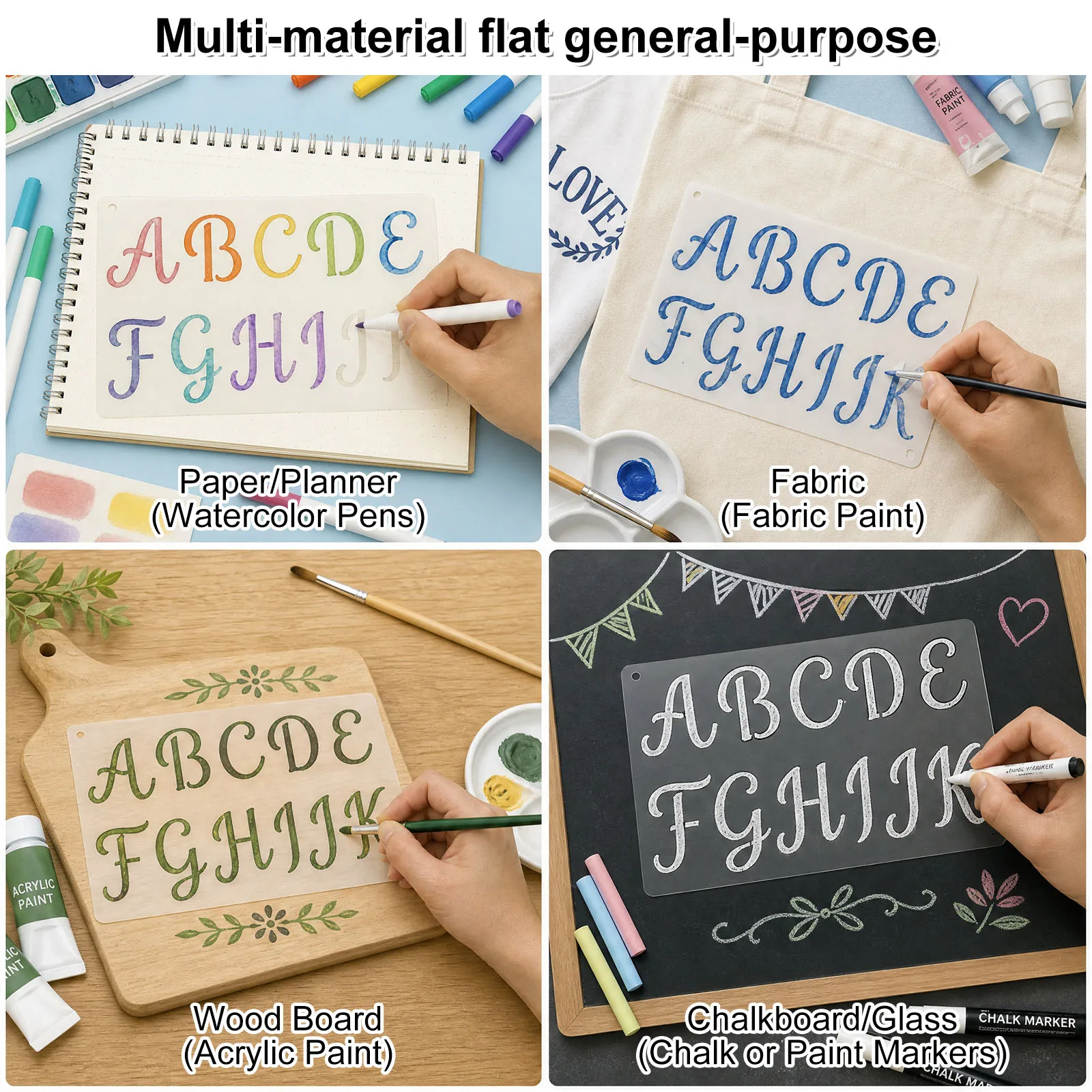 ชุดแม่แบบตัวอักษร 40 ชิ้นสำหรั - Photography Font บทวิจารณ์และราคา