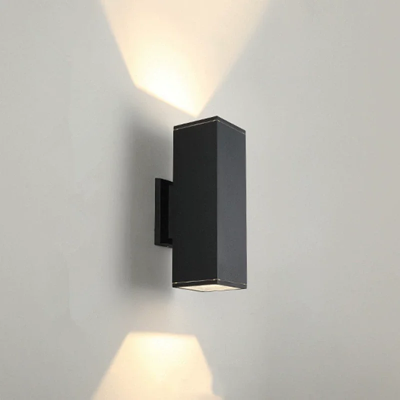 

Factory Direct Black Gray Outdoor Wall Light 10W Waterproof Aluminum Garden Porch