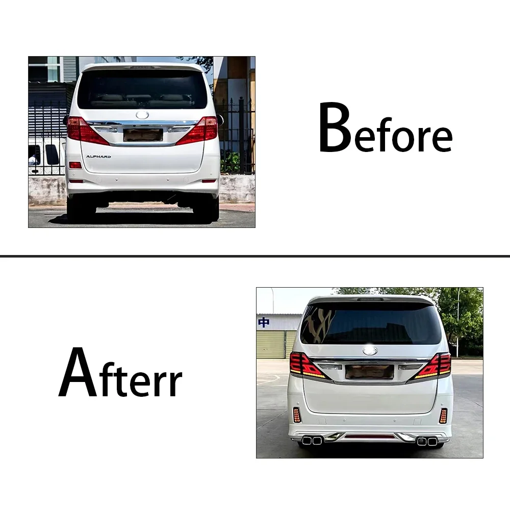 

BesNew Body Kit для Toyota Alphard Vellfire ANH20 ANH30 Series 2008-2022 Обновление внешних деталей, аксессуары
