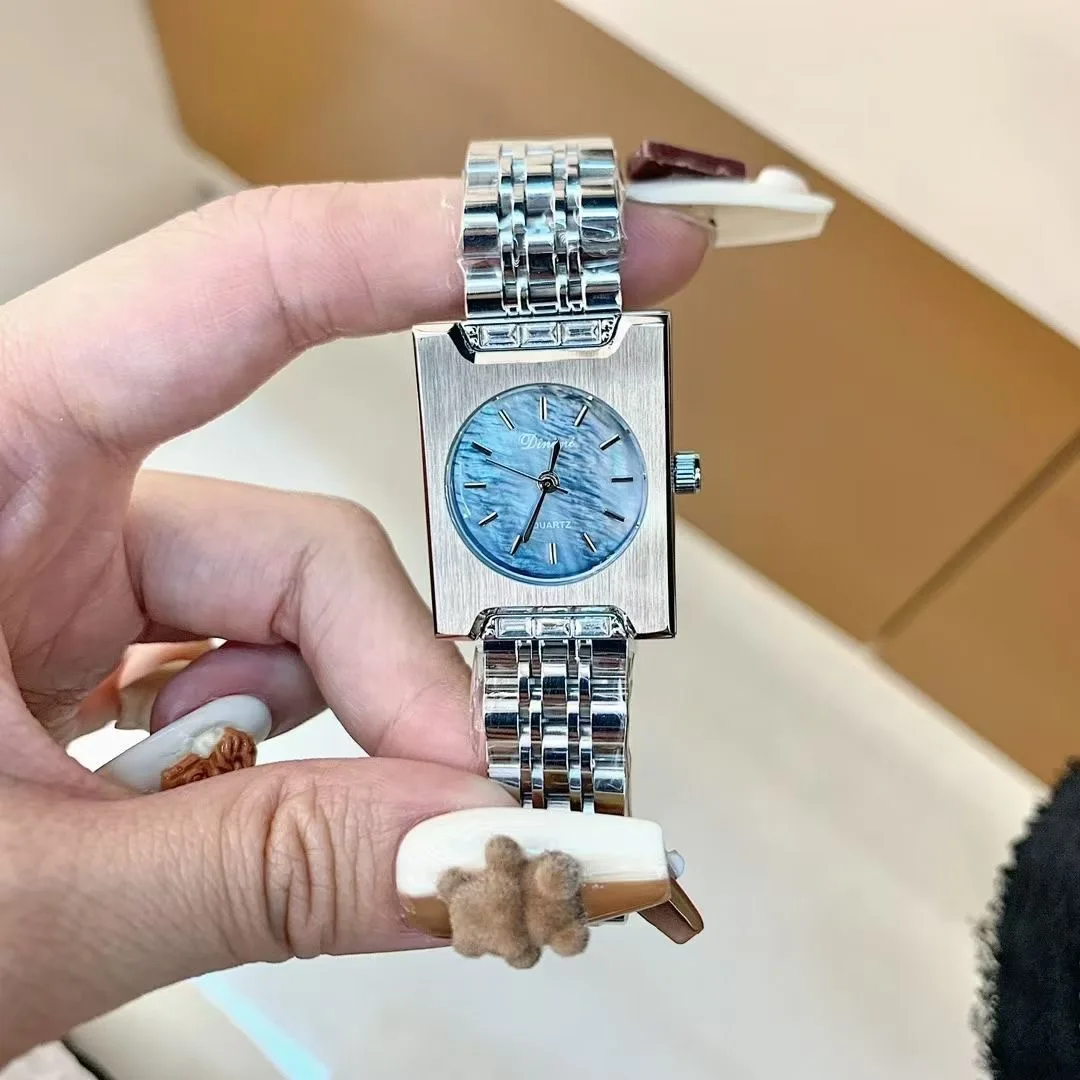 Watchnewretro rectangularwomen's watch simple light luxurybirthday gift woman ladies watch luxuryhigh quality ladies accessories