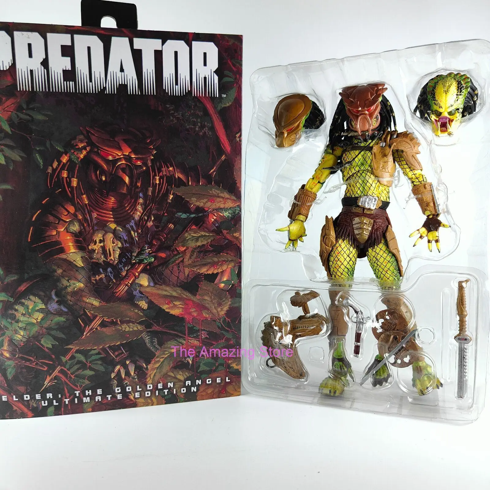 Shaman Predators NECA Ahab Ultimate Scout Warrior Guardian Lost Battle Drmaced Feral Jungle Hunter Snake Action Figure