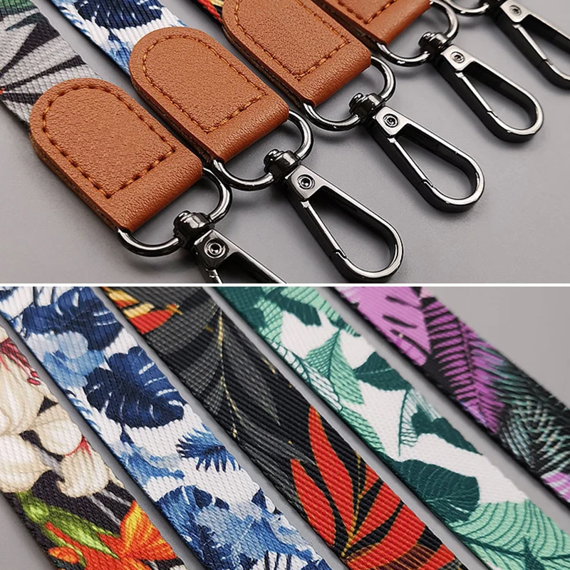 Umhängeband mit tropischem Muster, Umhängeband für Mobiltelefone, hängender Hals, Handy-Lanyards mit universeller Dichtung für alle Handyhüllen
