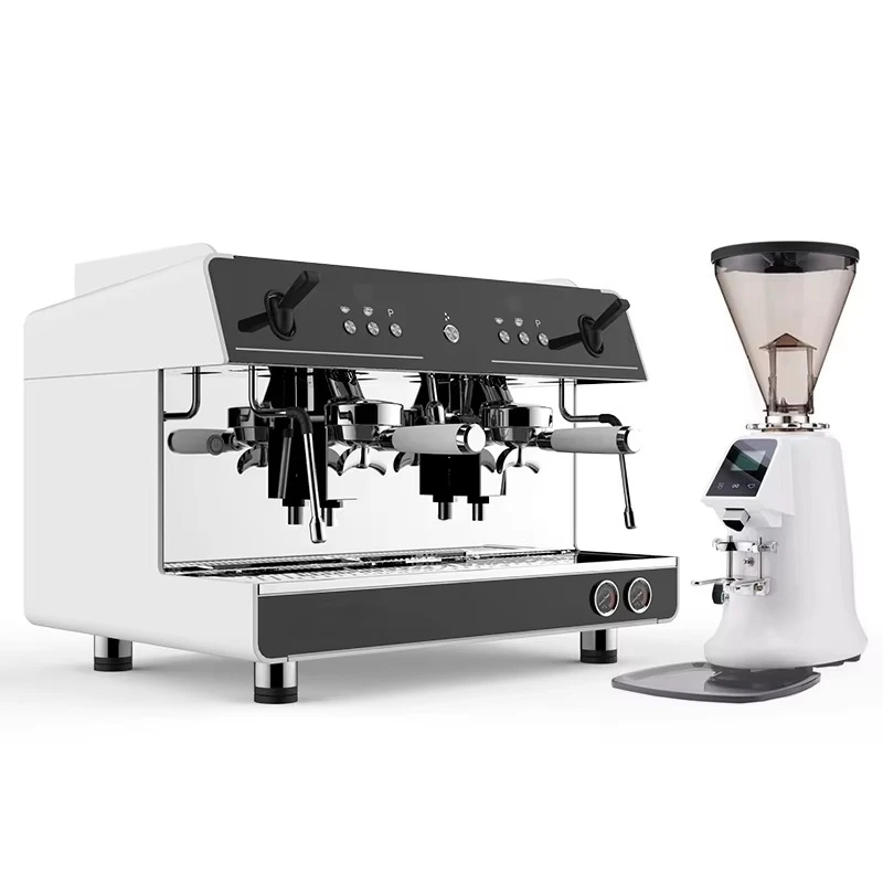 Commercial Semi-Automatic Programmable Stainless Steel Espresso Machine Pro