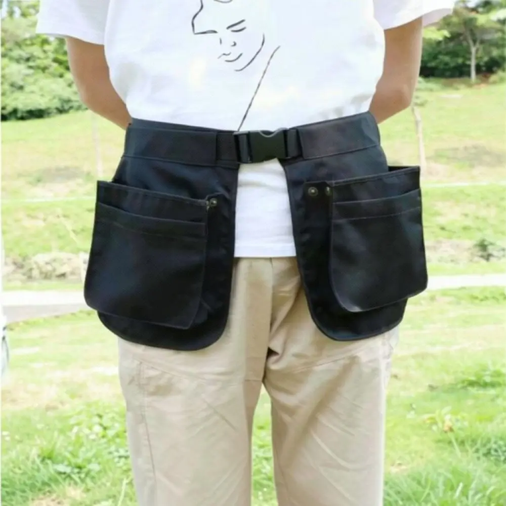 Outdoor Sports Running Waist Apron Multi Functional Belt Pouch Large Capacity Tool Organizer For Hiking Travel Work