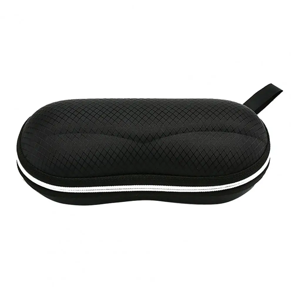 Portable Glasses Box Zipper Sunglasses Case Box Unisex Vintage Black Hard Shell Eyeglasses Protector Eyeglasses Accessories