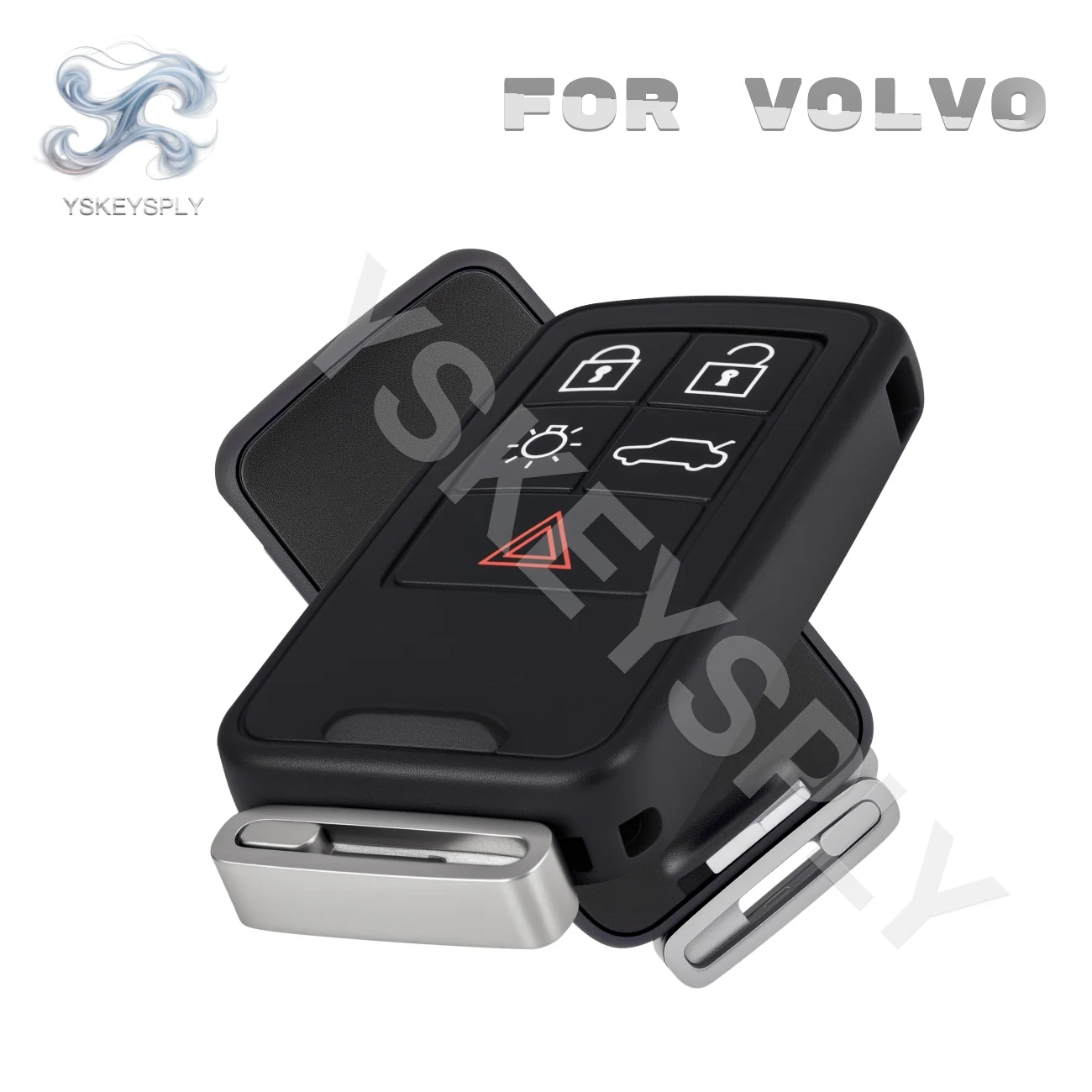 For Volvo XC60 S60 S60L V40 V60 S80 XC70 Smart Remote Key Fob KR55WK49264 FCC ID ID46 Chip 433MHz FSK 5 Buttons