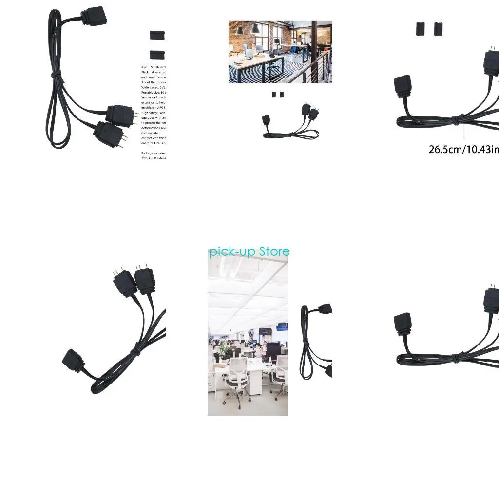 Q5WA Материнская плата RGB Sync Splitter, 5 В 3PIN ARGB Sync Heber Cable