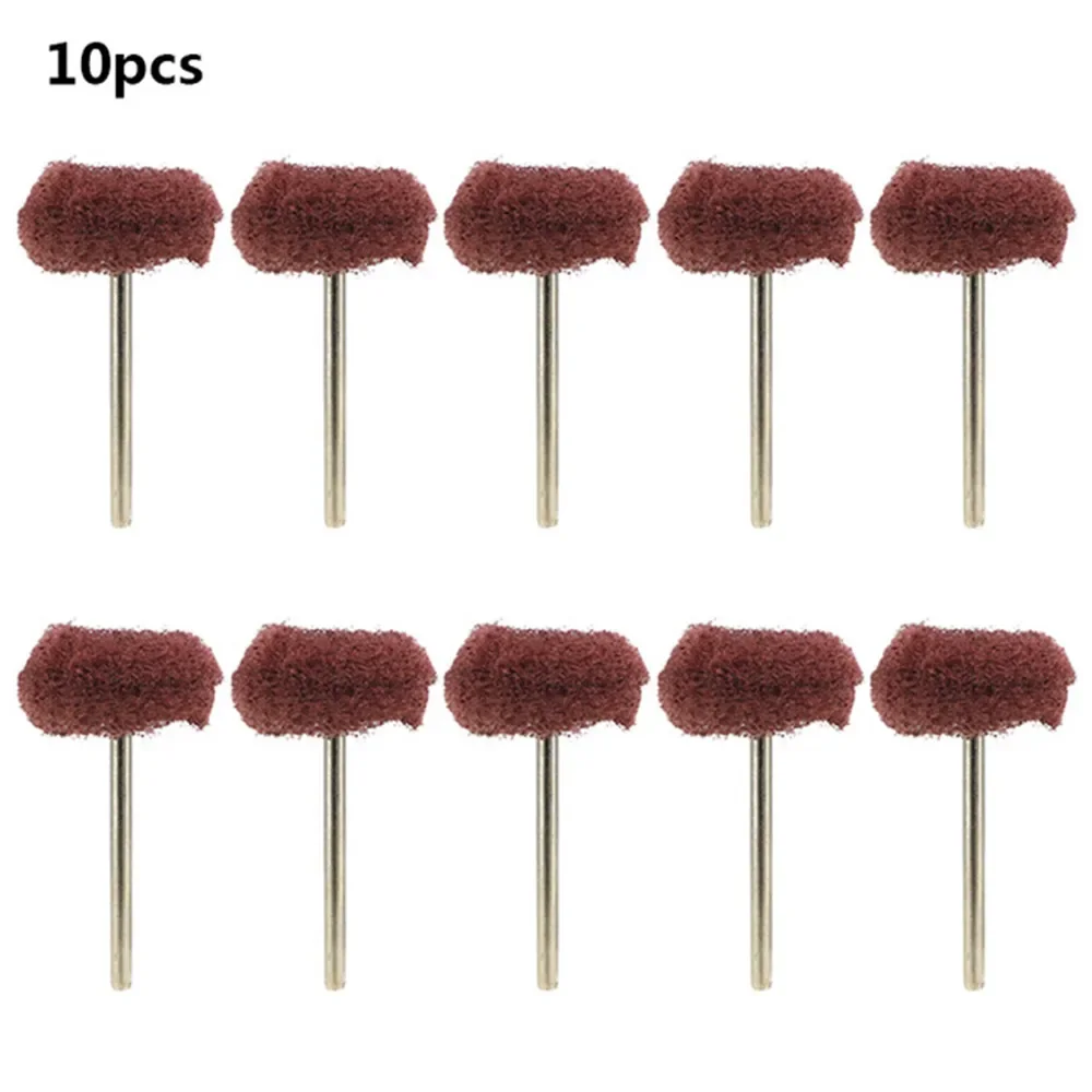 Nylon Fiber Polishing Wheel With 3.0mm Mandrel For Dremel Rotary Tools Abrasive Brush