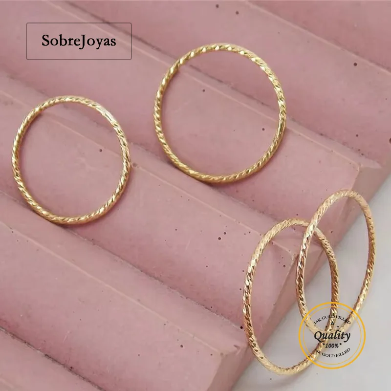 Sparkle Stacking Ring | Textured Gold Ring | Thin Gold Ring | Gold Stacking Ring | 14k Gold Filled Ring | Dainty Gold Ring