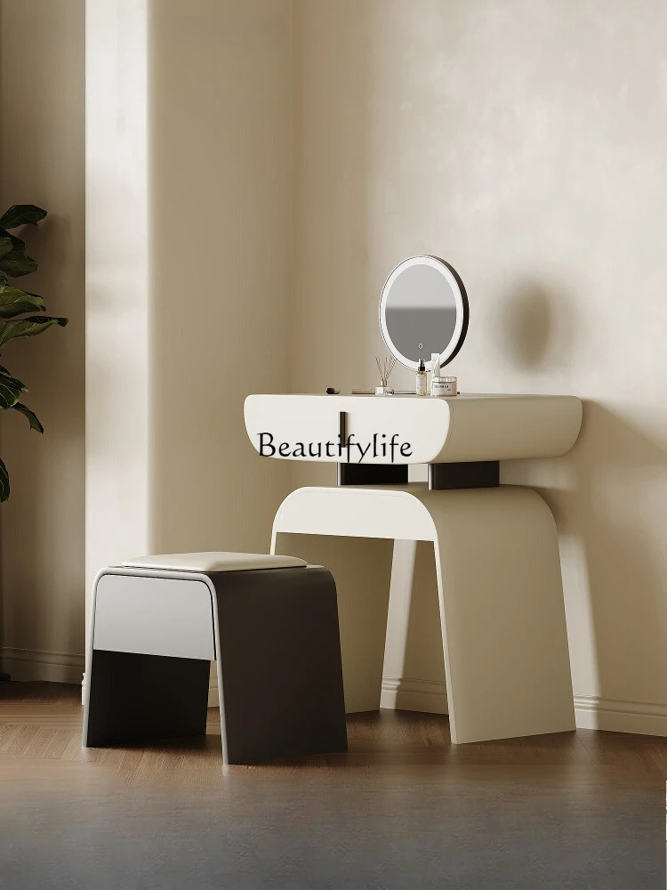 

*French cream style dresser 2025 new light luxury bedroom makeup table