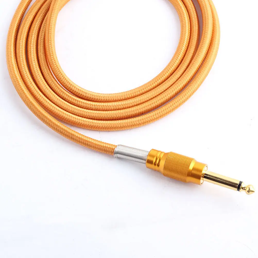 

Braided Hook Wire for Tattoo Machine Power Supply Connection Long Flexible Cord with Pure Copper Connector Clip Cord