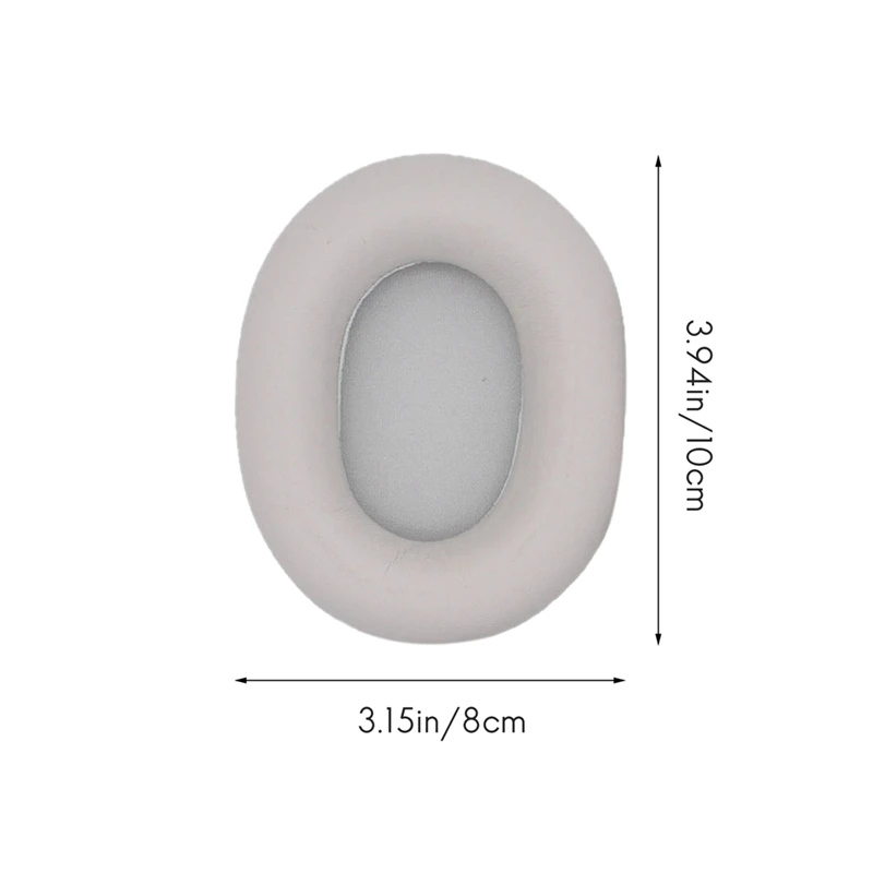 1 пара чехлов для наушников Sony WH-1000XM5, легко заменяемые защитные рукава для наушников, подушечки с пряжкой, прочный черный цвет