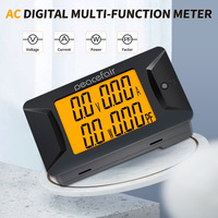 Peacefair PZEM-028 AC Single Phase Voltmeter Digital Ammeter Voltimeter Electric Wattmeter Kwh Volt Amp Tester 80-260V 100A