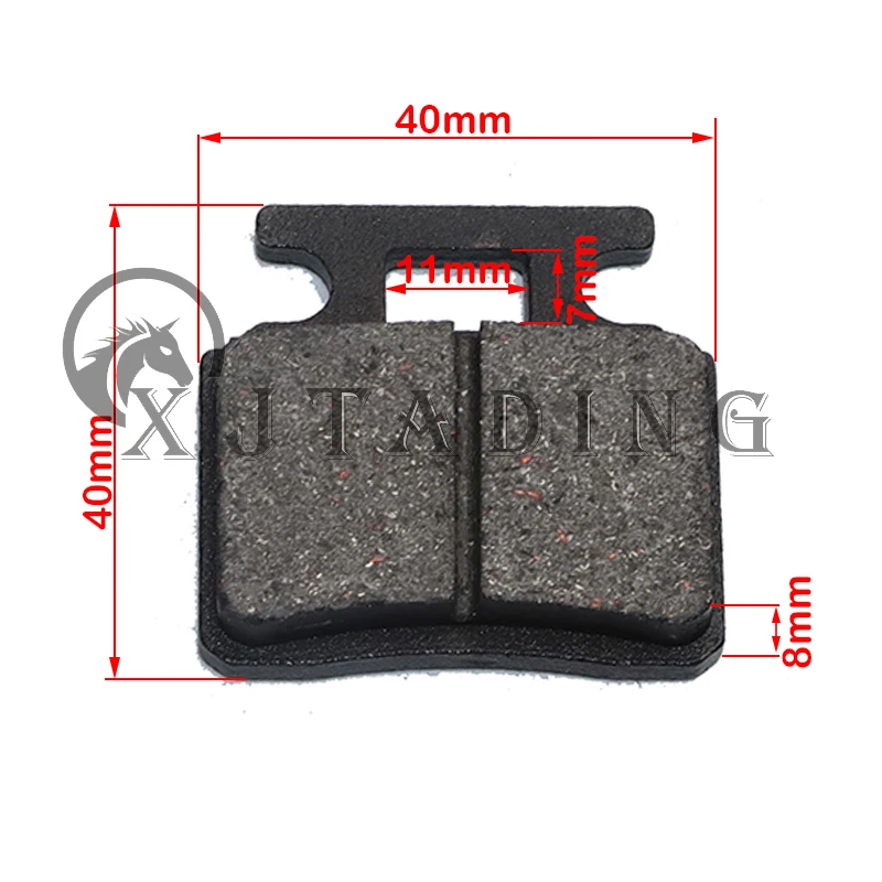 1 Pair Front/Rear Disc Brake Pads Shoes Motorcycle Brakes For 50cc 70cc 110cc 125cc 150cc ATV GO KART Taotao Suzuki Kawasaki