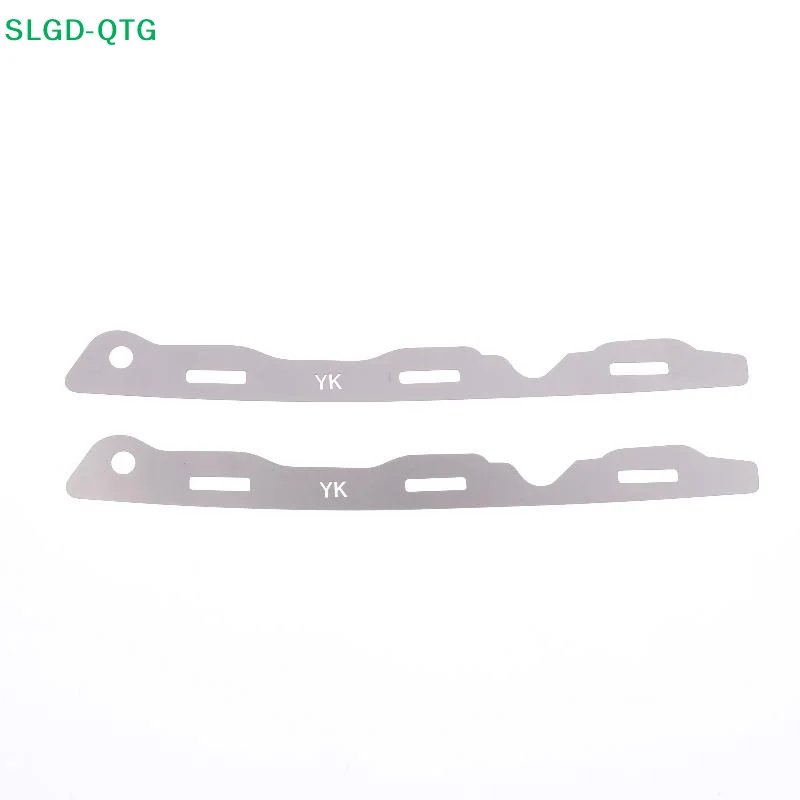NEW 2Pcs Front Bumper Repair Metal Plate Buckle Broken Opening Rotten Buckle Repairer Bracket For 9th Generation Civic 2012-2016