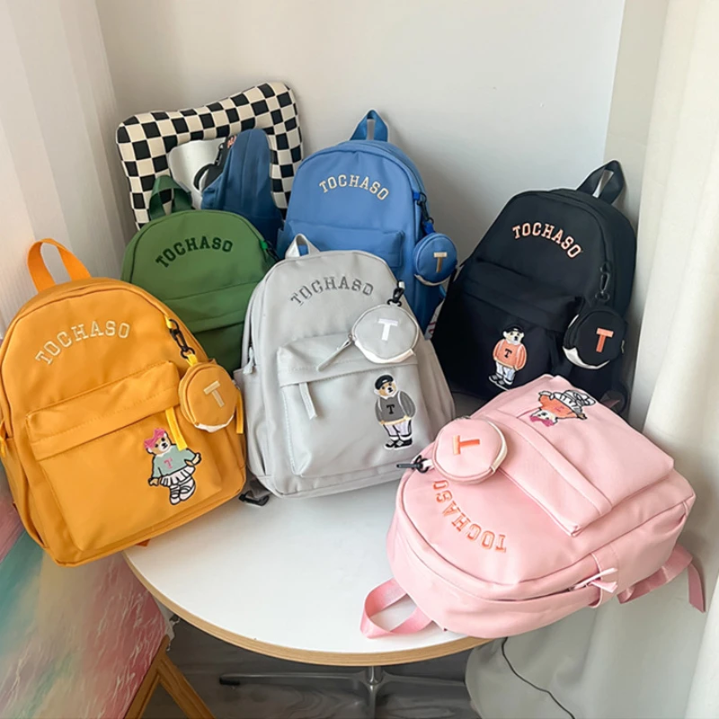 어린이 배낭 유아 배낭 솔리드 학교 가방, 어머니 어린이 가방, 소녀 만화 배낭 여행 가방, Mochila Infantil Bolsas