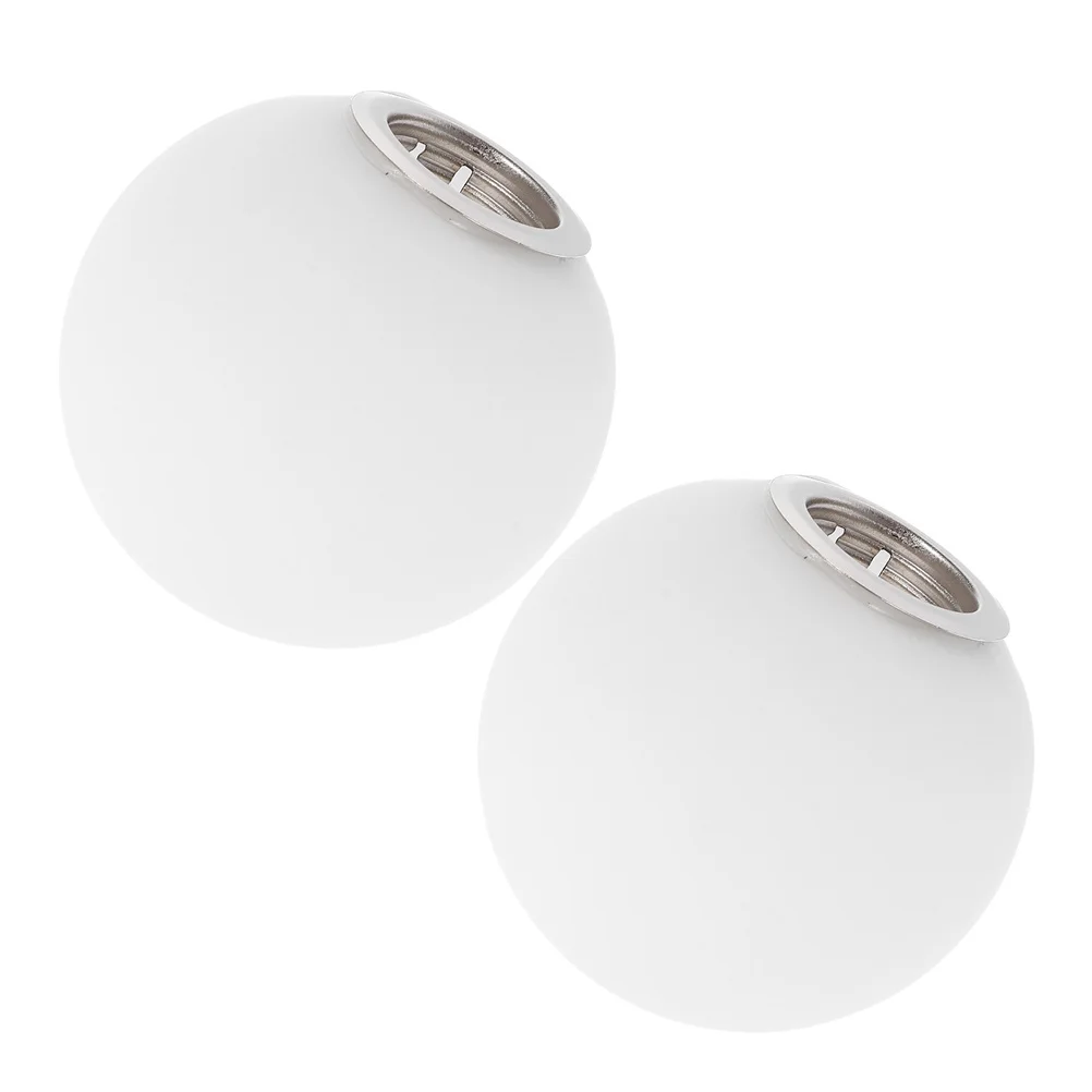 

2 Pcs Milk Glass Lamp Shade Globe Light Balls Pendant Lampshade for White Globes