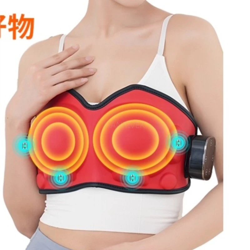 Breast massager electric heating breast hot compress massager breast hot compress pad breast sparse instrument