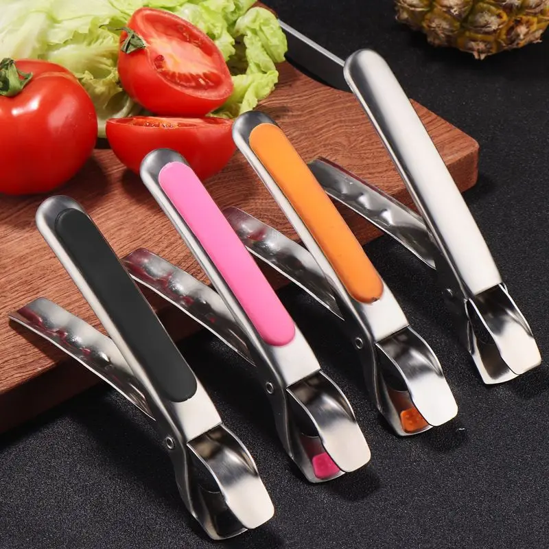 

1pc Anti-scalding Bowl Clip Hot Dishes Non-slip Plate Bowl Clip Clip Pliers Silicone Handle Dish Anti-scalding Kitchen Tools