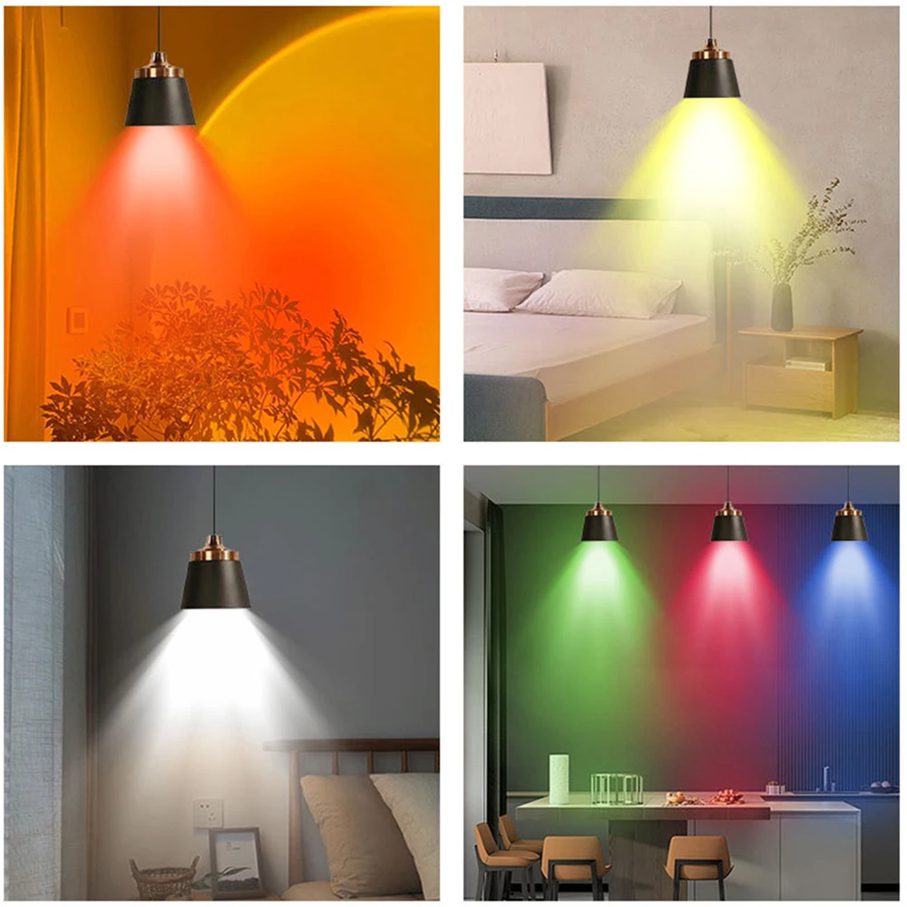 RGB Color E26/E27 Base AA Battery Powered Led Puck Light & Remote Controller Wireless Lamp Bulb for Wall Sconce ,Pendant Fixture
