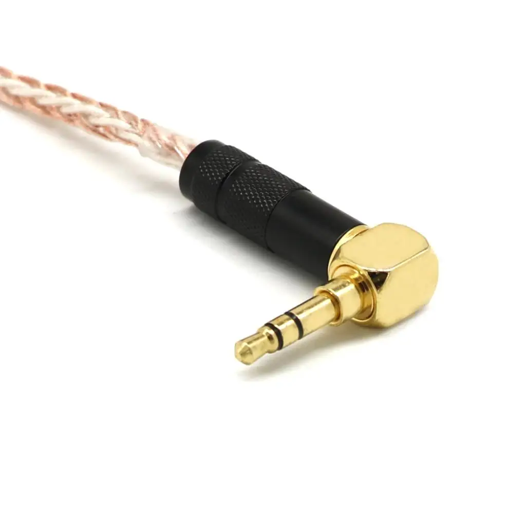 Audio Elbow Extension Cable 3.5mm Aux Cord Male to Female Headphone Extender High Purity Copper Wire for Earphone Laptop