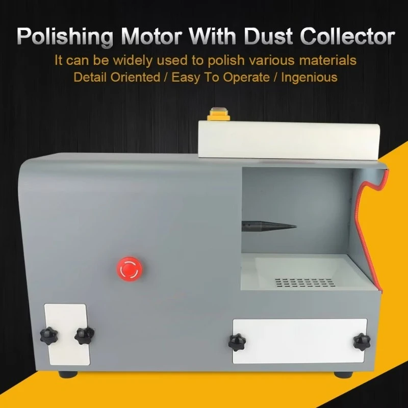 Adjustable Speed Polishing Machine Dust Collector Mini Grinding Motor Bench Grinder Polisher 1800W