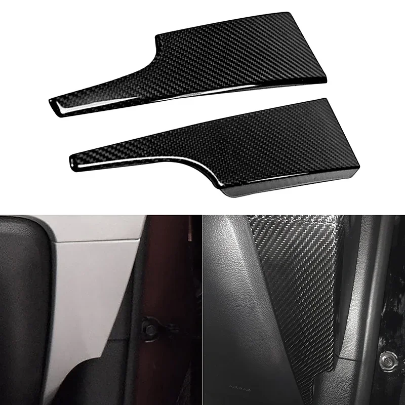Car Central Control Panel Decoration Lower Trims for Ford Mustang 2015-2017 Carbon Fiber Center Control Cover Car Interior