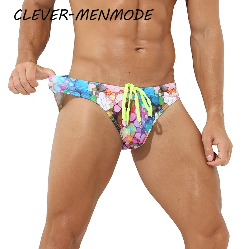 Herren Sexy Sommer Strand Bikini Badeanzug Europäisch Amerikanisch Mode Bikini Bedruckt Badeslip Strand Surf Shorts Strandbekleidung – Detail 3
