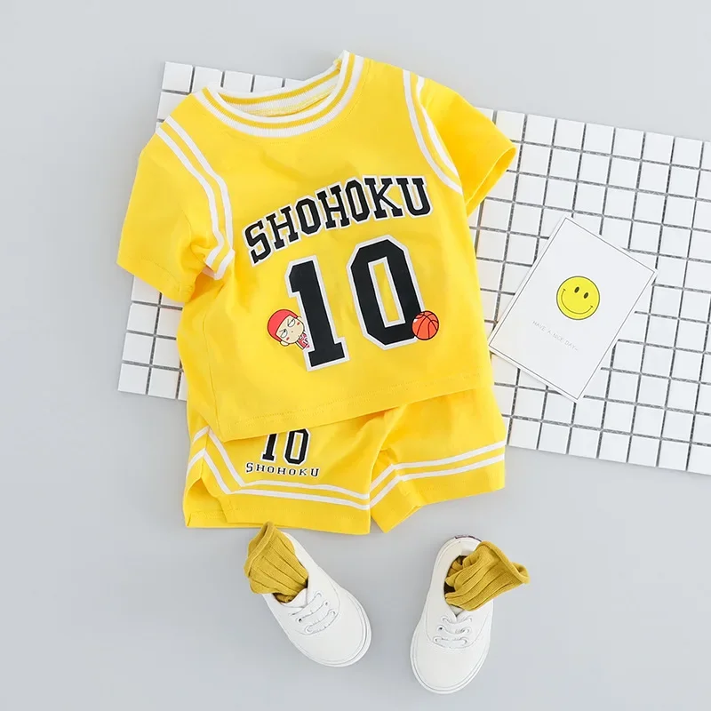 Anime Slam Dunk Shohoku Rukawa #11 Sakura Agi 10 # Basketbal Jersey Kinderen Buitensport Set Kind Cosplay Uniform Jongens Kostuum