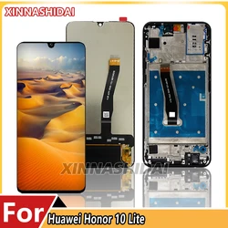 100% New Lcd For Huawei Honor 10 Lite Display Touch Screen with Frame Wholesale Screen Display For honor 10i Lcd HRY-LX1 HRY-LX2