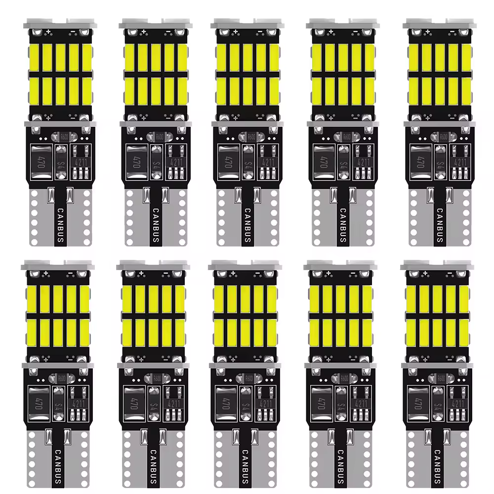 10x נורת LED לרכב T10 W5W Canbus עבור BMW Mini Cooper R56 R53 E90 E46 F20 F10 E39 Z4 תאורת פנים תא קופסה תאורת חניה