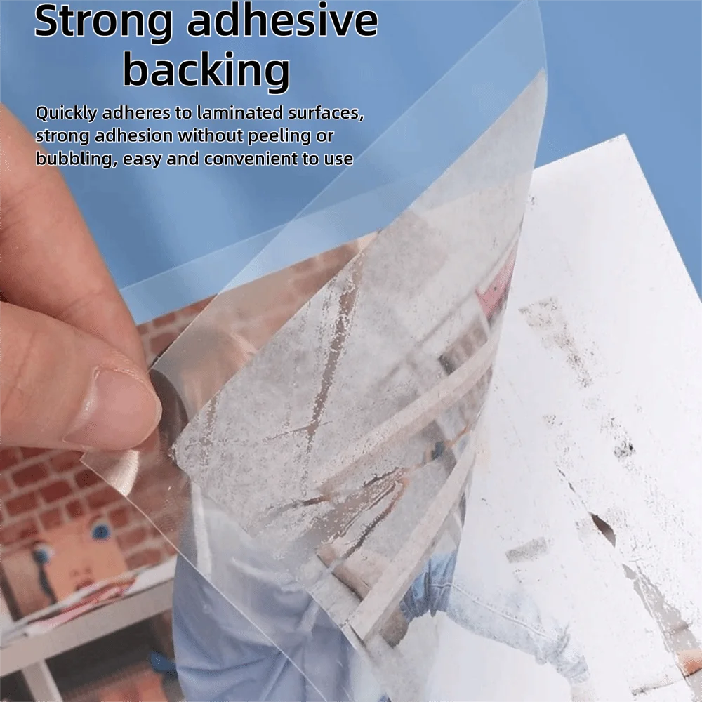 New A4/A5/A6 Cold Laminating Film Waterproof Non-Printable Glossy Film Clear Vinyl Laminating Film Office&Home Use