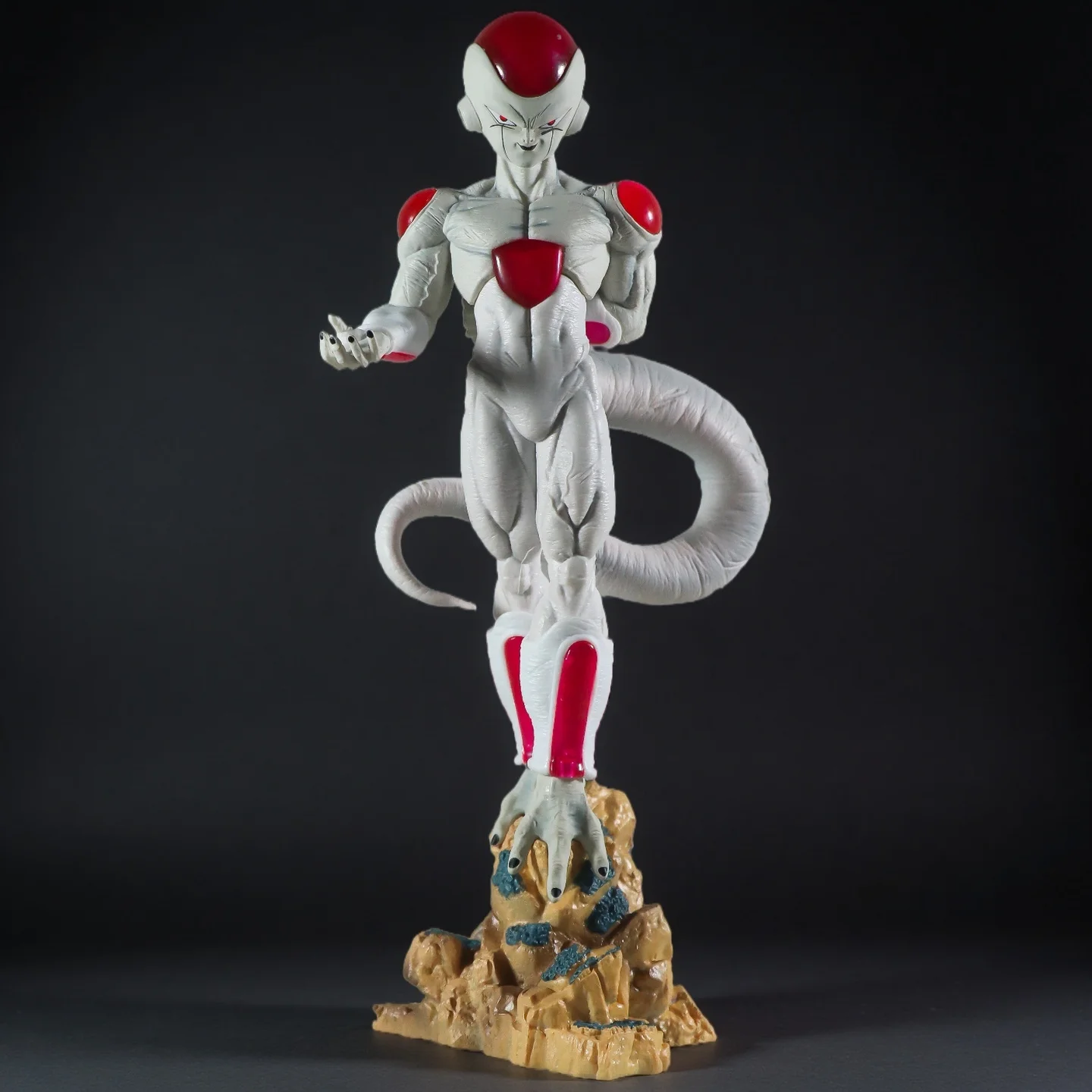 26 センチメートルドラゴンボール Z フィギュアフリーザ王アクション置物指電球最終形態フリーザ置物コレクションモデルおもちゃ人形