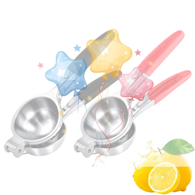 Lemon Squeezer Extra Large, Lemon Squeezer Juicer Stainless Steel, Heavy Duty Manual Citrus Juicer Hand Press