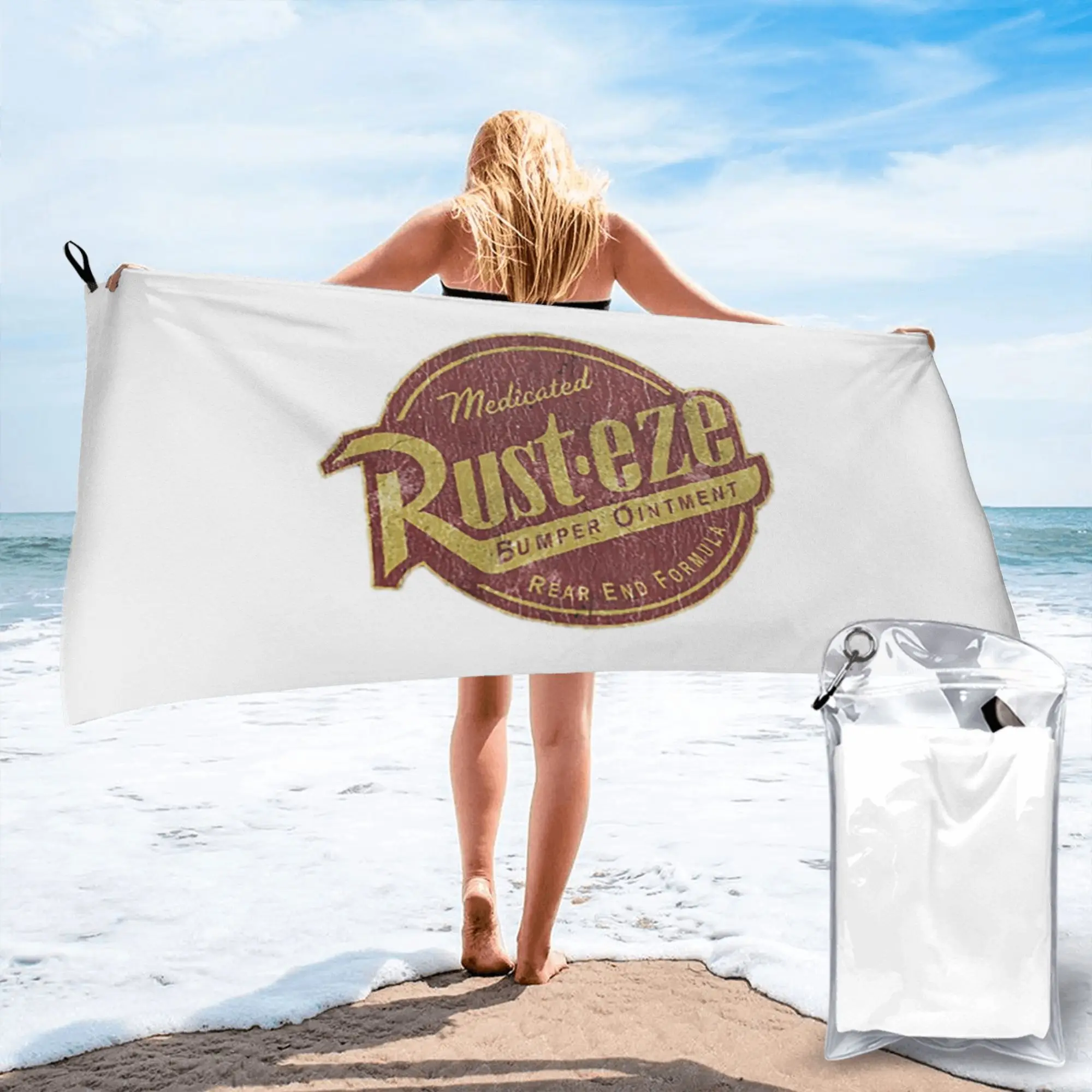 

Medicated Beach Towel Soft Microfiber Quick Dry Absorbent Quick Towels For Bath