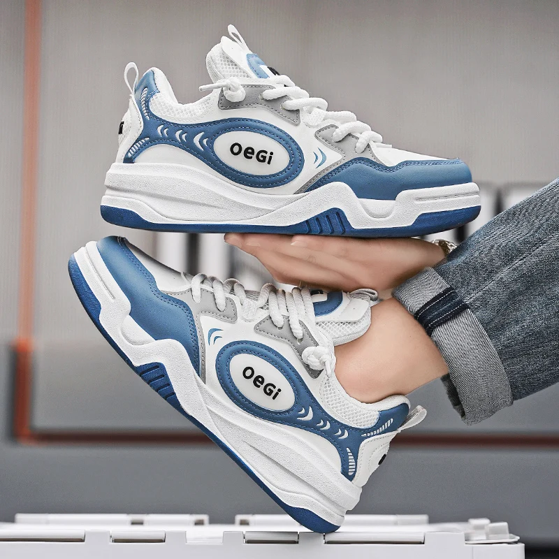 

Мужские кроссовки на мягкой подошве, модные повседневные туфли из микрофибры, дышащие туфли на платформе с увеличенной высотой