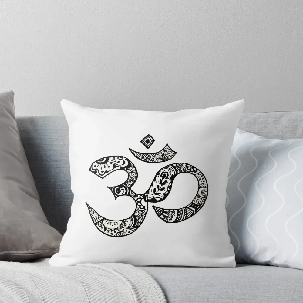 

Om Sign Throw Pillow Luxury Pillow Case Embroidered Cushion Cover bed pillows anime girl pillow
