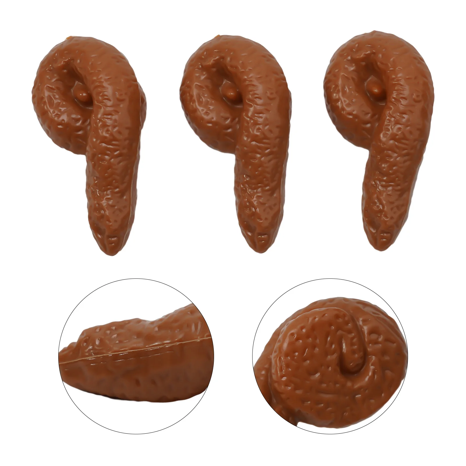 1Pc Fake Poop Realistic Fake Turd Shits Floating Fake Poop With Drawstring Bag Funny Joke Tricky Toys Prank Props Fools' Day