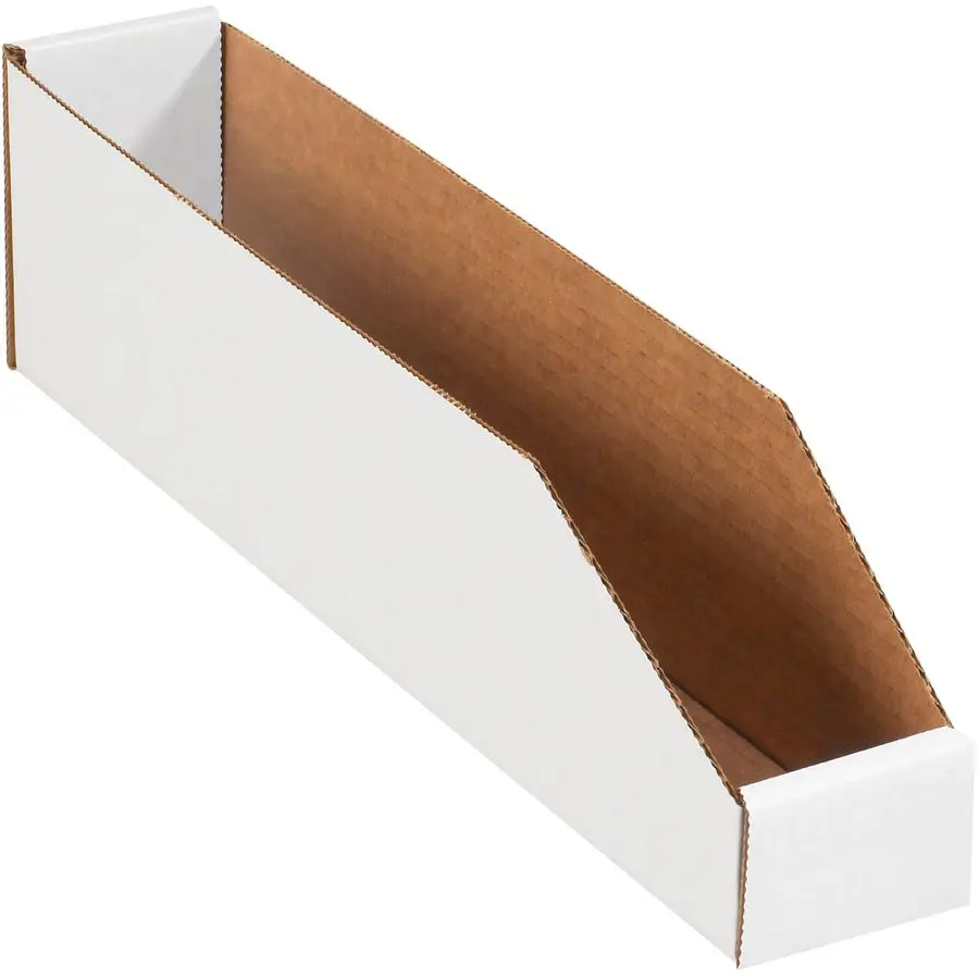 

Storage Bins Medium 3L x 18W x 4 1 2H 25Pack Corrugated Cardboard Box for Packing, Moving, and Storage