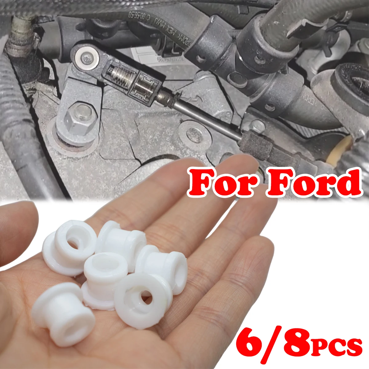 6/8 قطعة جلبة كابل شيفتر لفورد فيوجن كوغا مونديو التركيز MK3 في والعتاد نهاية موصل إصلاح كم جروميت طقم تصليح 13 - 2019