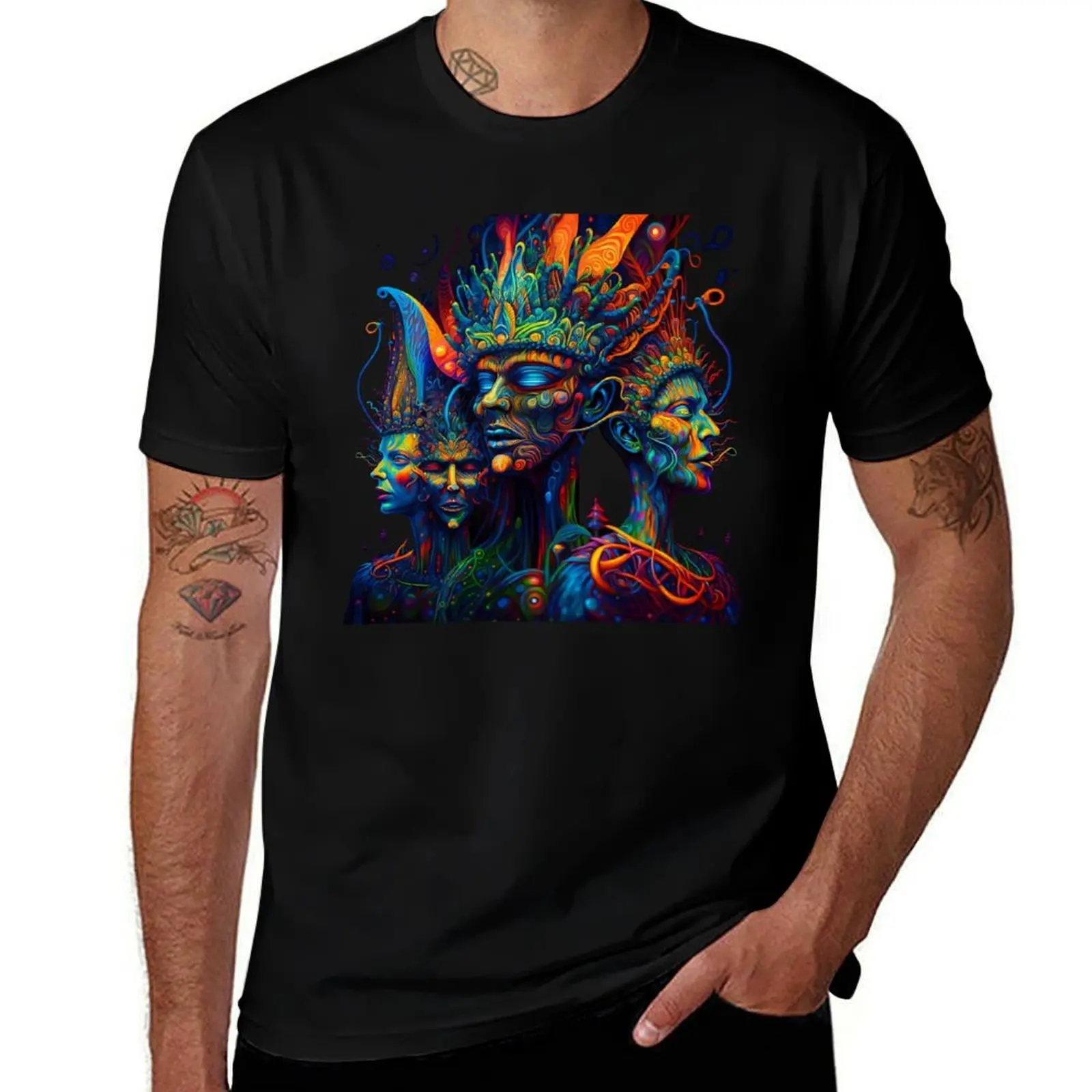 

Trippy DMT Elves T-Shirt mens graphic t shirts man t shirt graphic man t shirts for men casual T-Shirt
