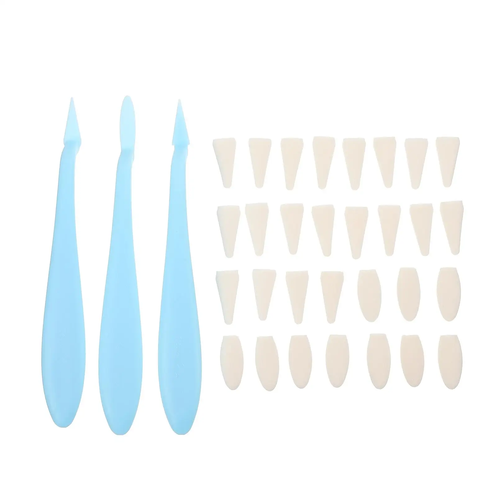 3pcs Sketch Sponge Tip Replaceable Blending Shading Smudge Artist Sketch Sponge Wiper Drawing Tools Kids Highlight Wiper