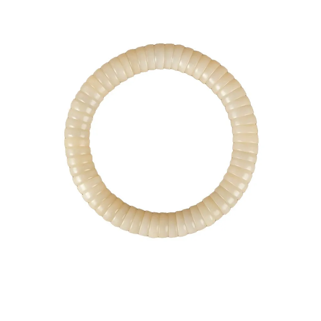 Natural White Jade Bodhi Moon Star Bodhi Single Circle Bracelet Prayer Beads for Students Meditation Gifts