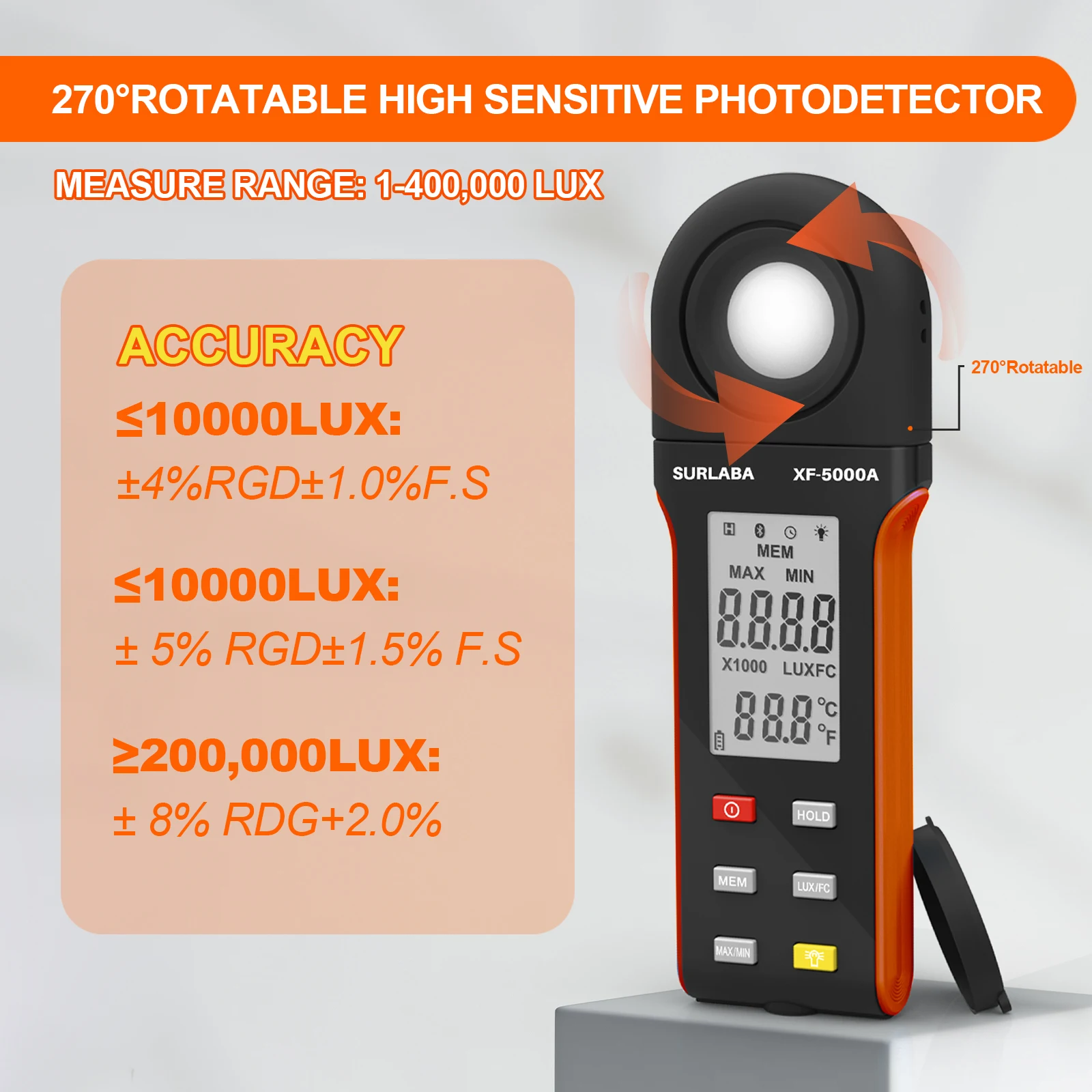 5000A เครื่องวัดแสงดิจิตอล 0-4 - Photography Using Lighting บทวิจารณ์และราคา