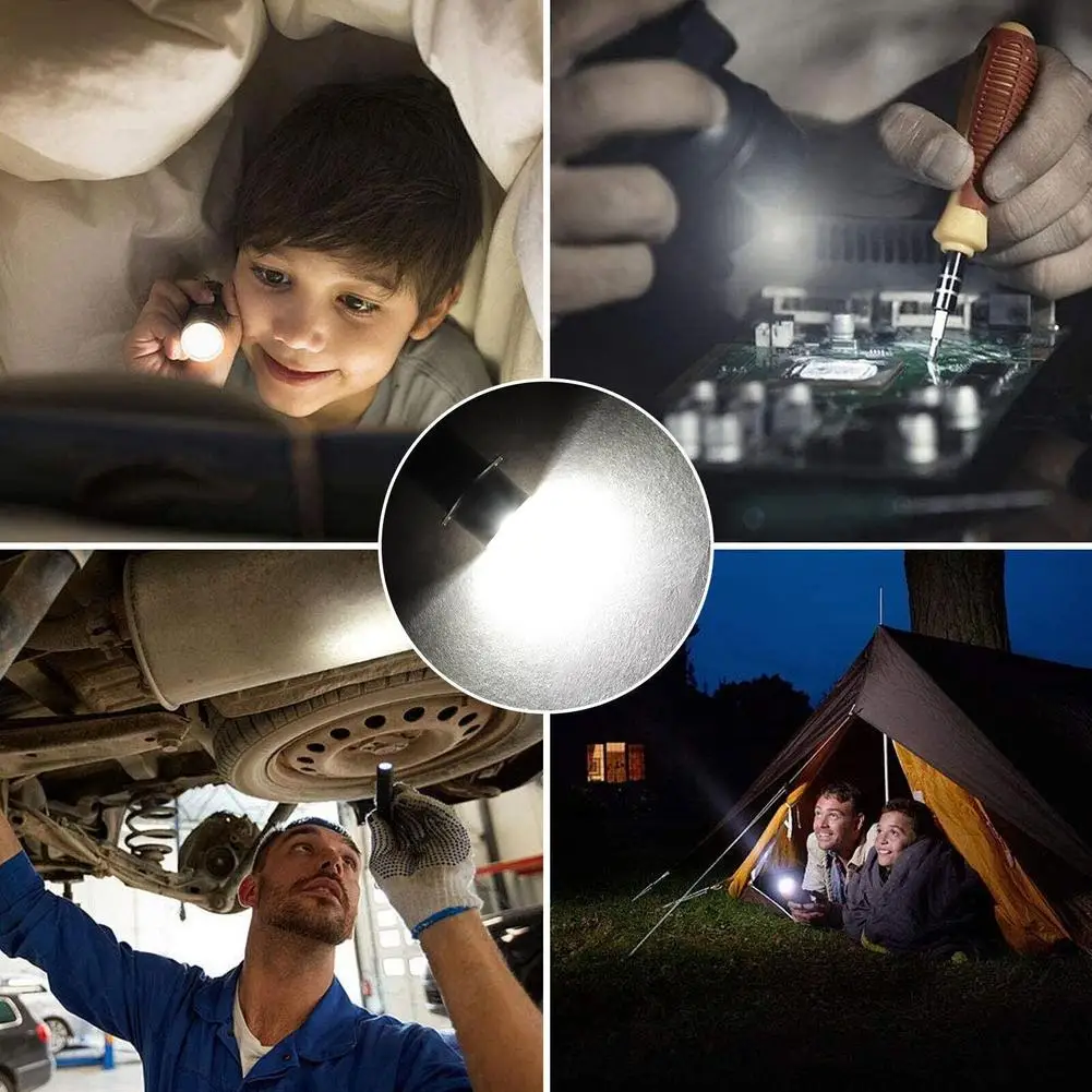 P13.5S Mag Light LED Bulb 3-16 C&D Cells Maglite Torch Flashlight LED Converter 3V 4.5V 6V 9V 12V 18V 24V White view 6