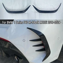 For BMW 1Series F40 128ti M135i 128ti 118i 120d M-Sport 2019-2024 Car Rear Bumper Side Spoiler Splitter Canards Bodykit Trims
