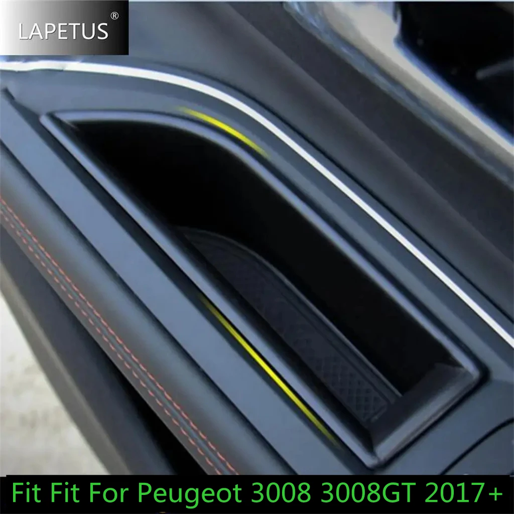 

Door Handle Armrest Container Holder Tray Storage Box Organizer Accessories Car Styling Fit For Peugeot 3008 3008GT 2017 - 2023